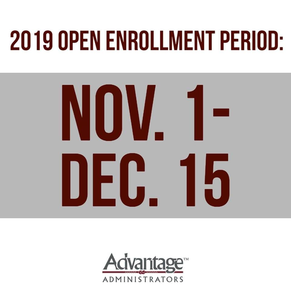 2019 Open Enrollment Advantage Administrators